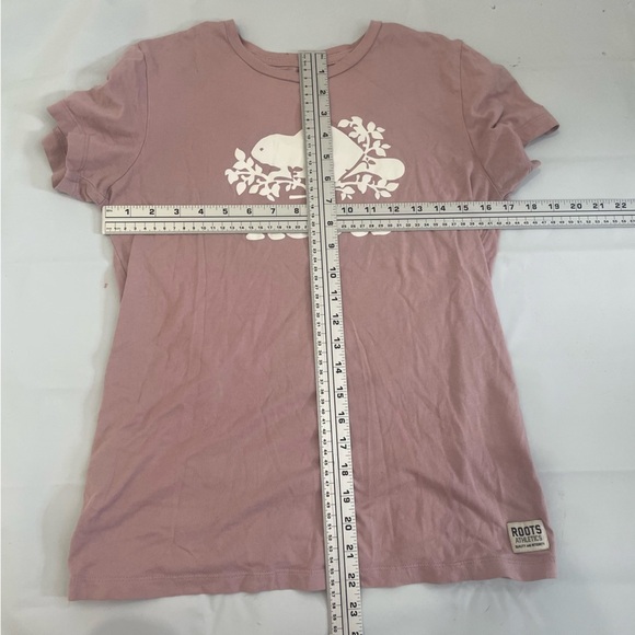 🌸 Roots Pink Graphic T-Shirt – Size Small 🌸 - Picture 8 of 9